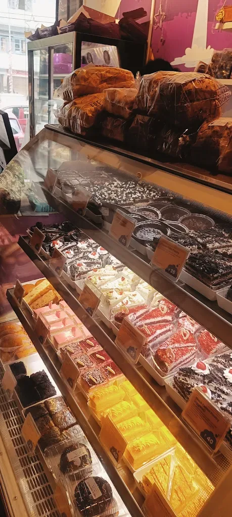 The cake and pastry counter